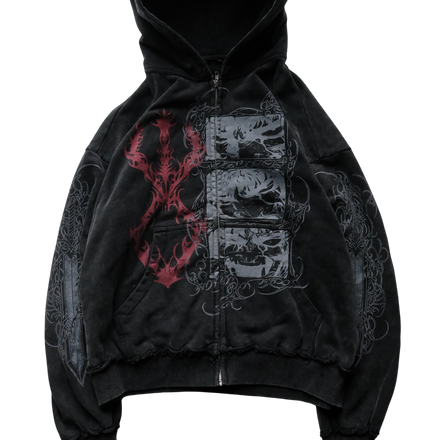 ECLIPSE ZIPUP (BLACK)