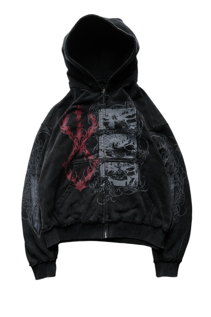 ECLIPSE ZIPUP (BLACK)