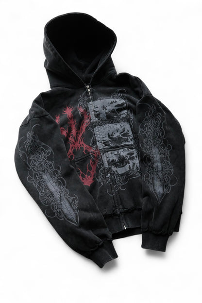 ECLIPSE ZIPUP (BLACK)