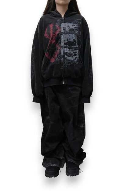 ECLIPSE ZIPUP (BLACK)